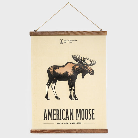 Canvastavla American Moose 40x50cm