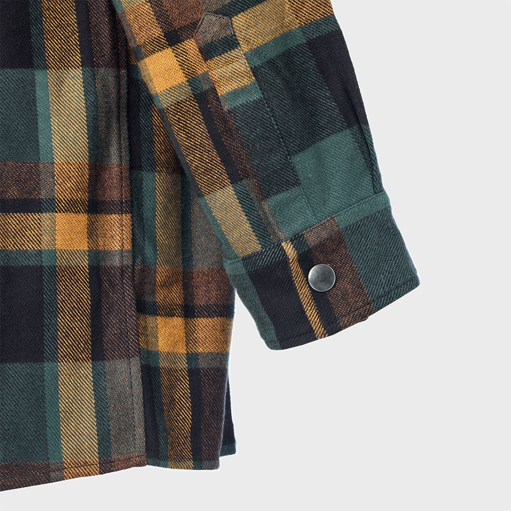 Flanellskjorta Grön