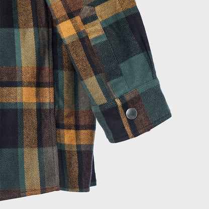 Flanellskjorta Grön