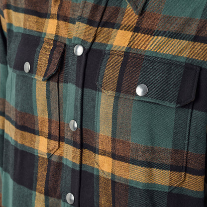 Flanellskjorta Grön