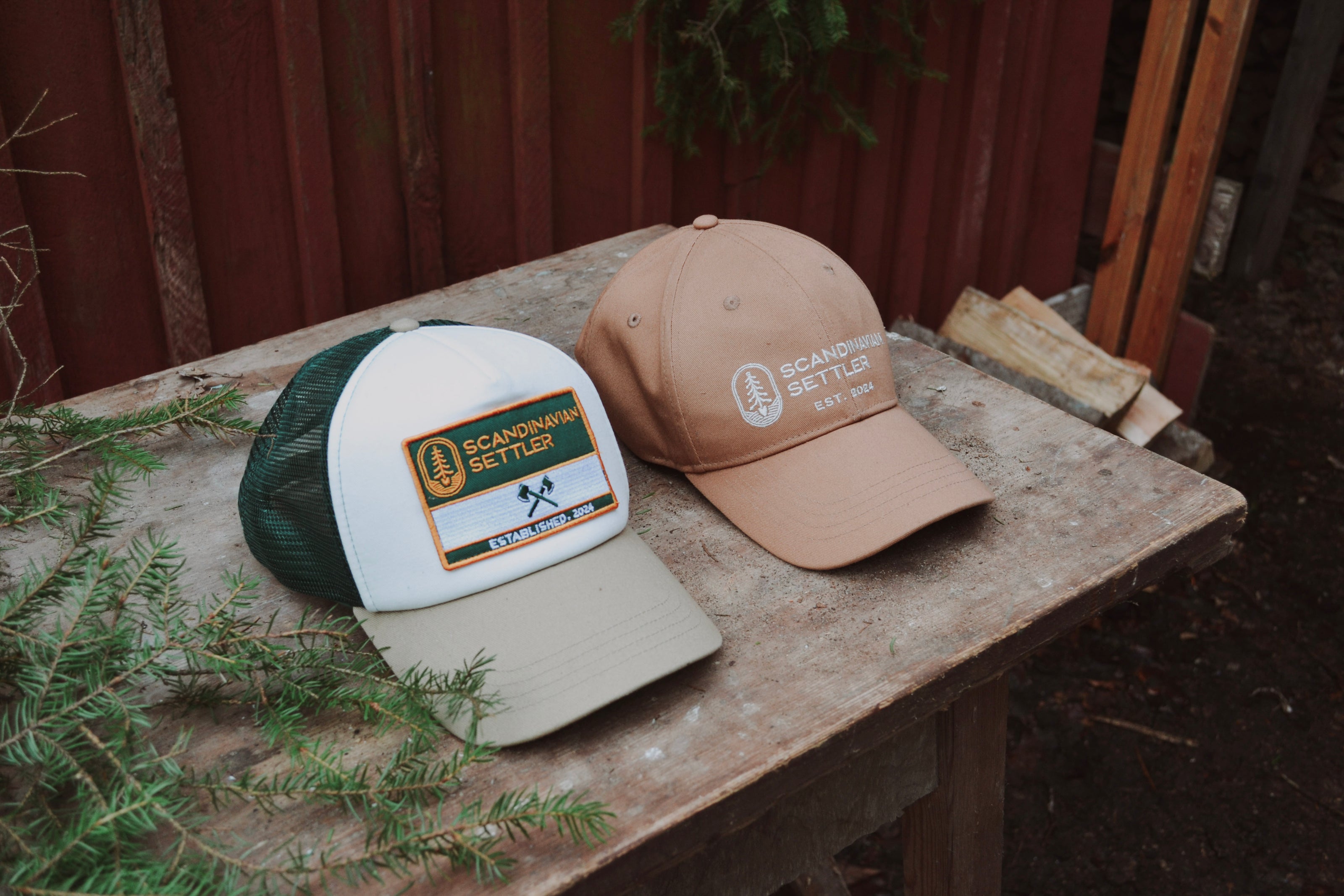 Truckerkepsar och kepsar i slitstark design för friluftsliv